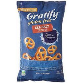 Pretzels twists sea salt GF 300gr GRAFITY