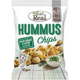 EAT REAL HUMUS CHIPS SOUR CREAM 135gr