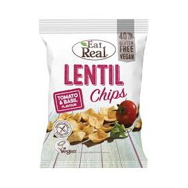 Chips Lentil Tomato & Basil 40gr EAT REAL