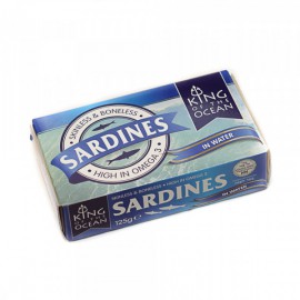 Sardines in WATER  skinless&boneless 125gr King Ocean
