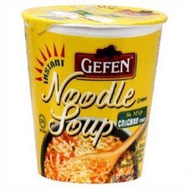 Instant hot soup noodle chicken NO MSG 66gr GEFEN