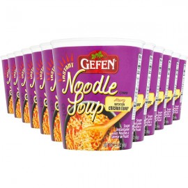 Instant hot soup noodle hearty chicken 66gr GEFEN
