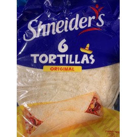Tortillas ORIGINAL 22cm (6pcs) 360gr SHNEIDERS