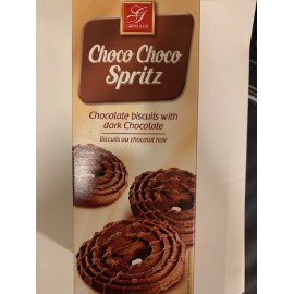 Biscuits choco w/h dark choco 300gr GROSS