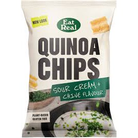 EAT REAL QUINOA SOUR CREAM & CHIVE 80GR GF