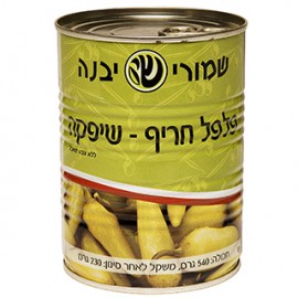 Peppers Green Hot Brine 560gr YAVNE