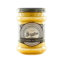 Mustard w/ horseradish 250gr Bornibus