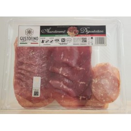 Salami assorted antipasti Italiano (Rosetta,Dindo,Bresaola) 100gr GUSTOFINO