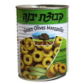 Olives sliced green 540gr tin Yavne