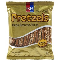 Pretzels Mega Sesame Sticks 150gr BB