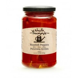 Red peppers grilled jar 370ml UNCLE YIANNIS