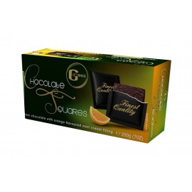 Chocolate square orange 200gr Gross