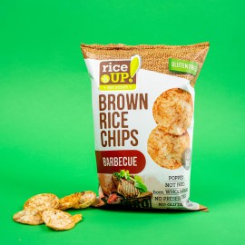 Rice brown chips BBQ 60gr RICE UP