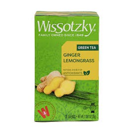 Tea Green tea w/ ginger & lemongrass (20*50gr) WISSOTZKY