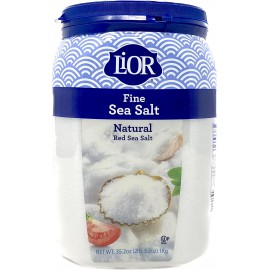 Sea Salt fine natural jar 1kg LIOR