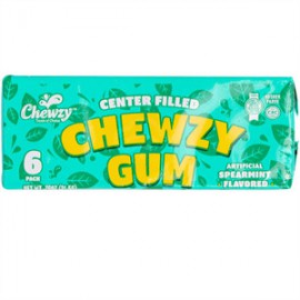 Chewing gum spearmint 21.5gr CHEWZY GUM